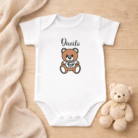 Body Neonato in Cotone Personalizzato con Nome | Regalo Nascita