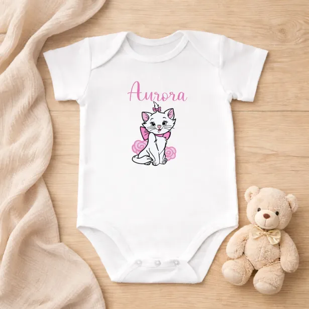 Body Bébé en Coton Personnalisé avec Prénom | Cadeau Naissance