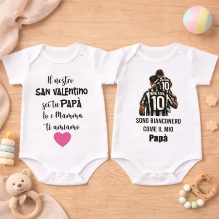 Personalized Cotton Baby Bodysuit with Name | Newborn Gift