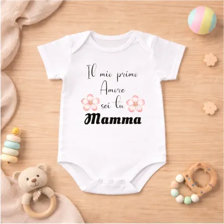 Personalized Cotton Baby Bodysuit with Name | Newborn Gift
