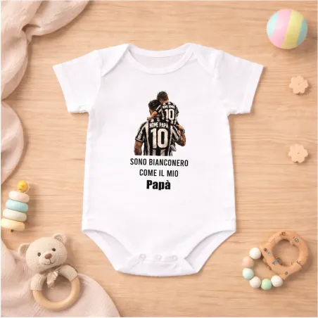 Personalized Cotton Baby Bodysuit with Name | Newborn Gift