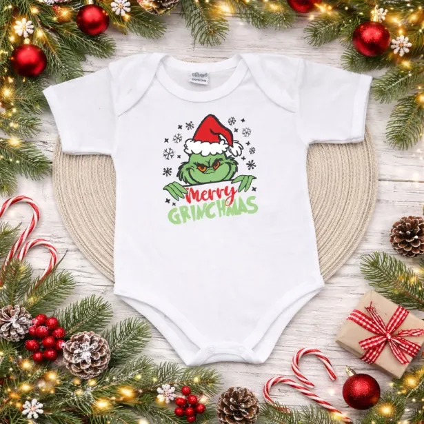 Babygrow de Natal Personalizado | Presente para Bebé