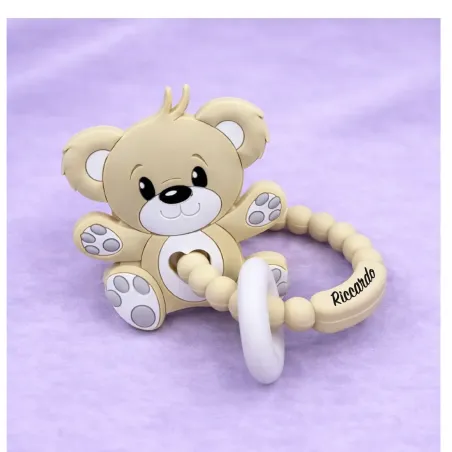 Anel de dentição Bubble personalizado | BabyJart