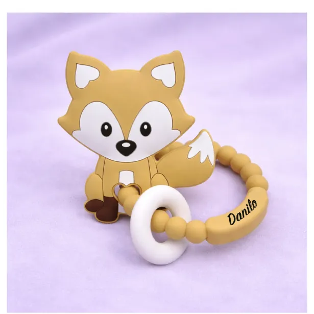 Bubble Beißring mit Namen personalisiert | BabyJart