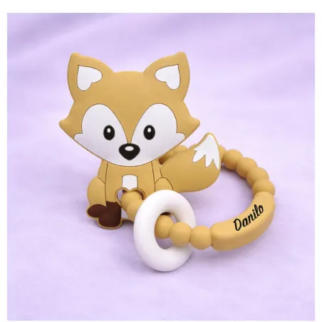 Anel de dentição Bubble personalizado | BabyJart