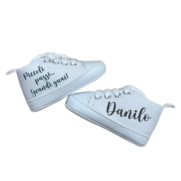 Sapatos bebé personalizados nome | Presente nascimento