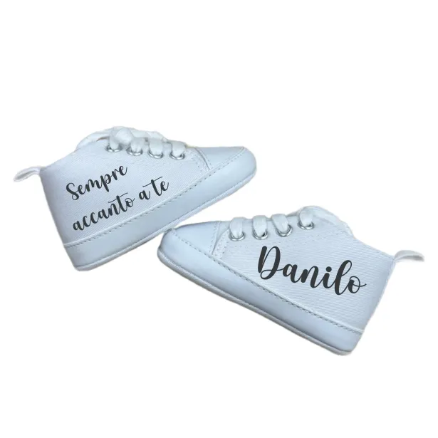 Sapatos bebé personalizados nome | Presente nascimento