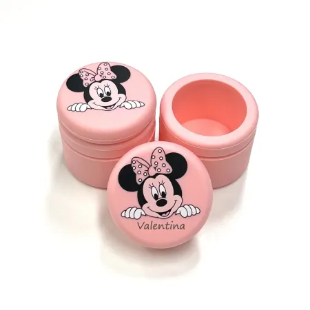 Barattolo Porta Denti da Latte Personalizzato in Silicone con Nome 2