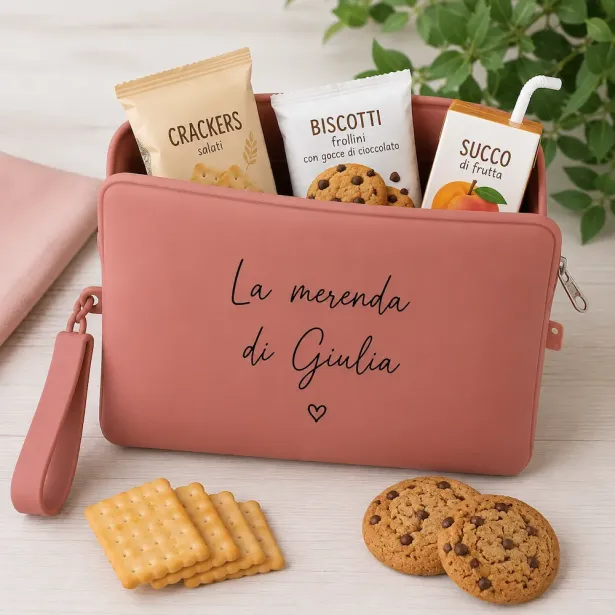 Personalisierte Silikon Tasche FORYOU | Baby & Mama