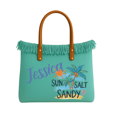Saco de Praia Personalizado com Nome ou Design | BABYJART