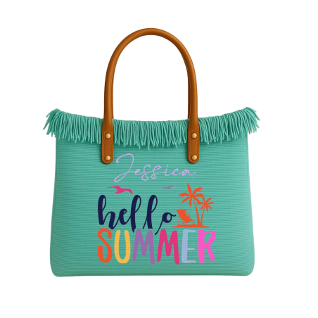 Bolsa de Playa Personalizada con Nombre o Diseño | BABYJART