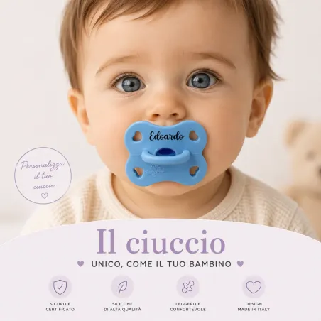 Ciuccio Lovely in Silicone Personalizzabile | BabyJART
