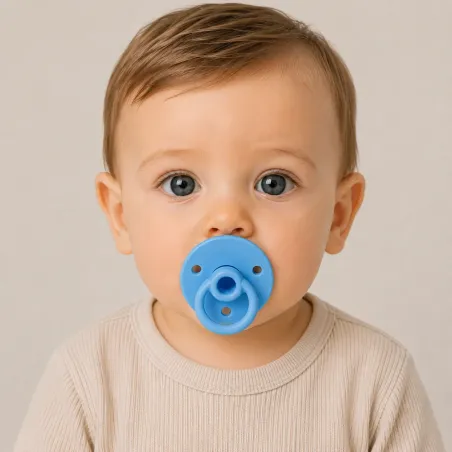 Sucette Bébé 0–6 Mois Silicone | Tétine Ronde BabyJart