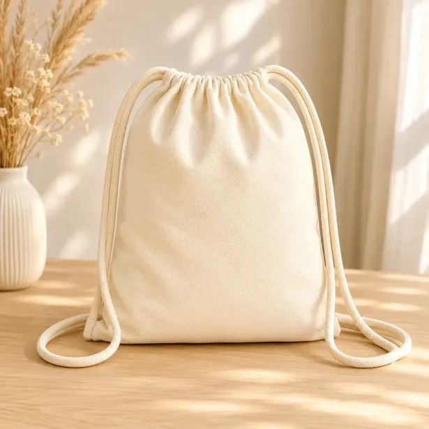 Sac à Cordon Personnalisé avec Prénom et Motif | Toile de Coton | BABY
