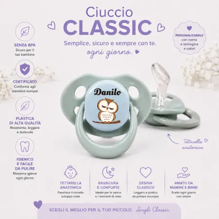 Personalisierter Schnuller mit Namen | Babyjart – Sicher