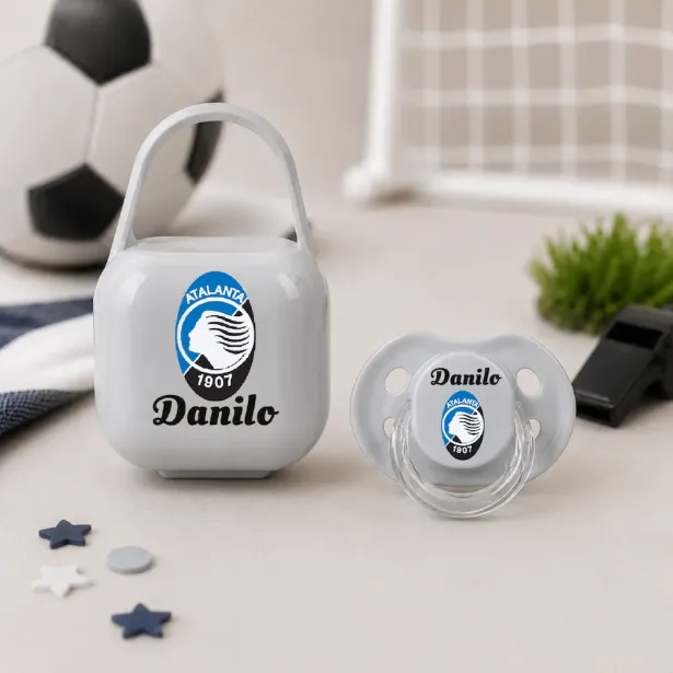 Personalisierter Fußball-Schnuller | Lieblingsverein des Babys