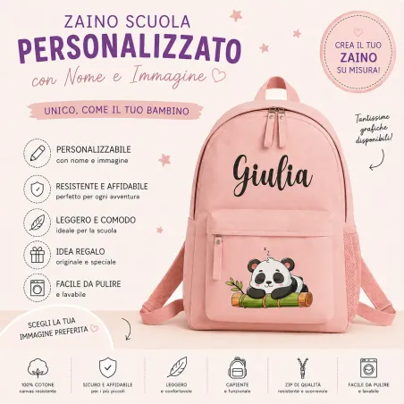 Personalized School Backpack with Name & Design | BABYJART