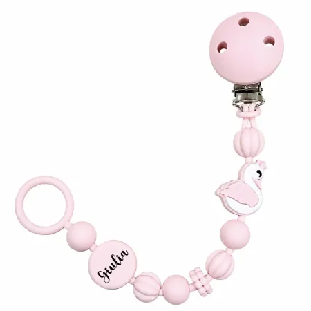 Personalisierte Silikon Schnullerkette BUBBLE CHARM | BabyJart