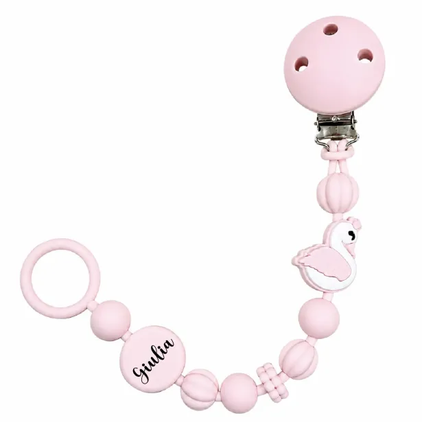 Personalisierte Silikon Schnullerkette BUBBLE CHARM | BabyJart