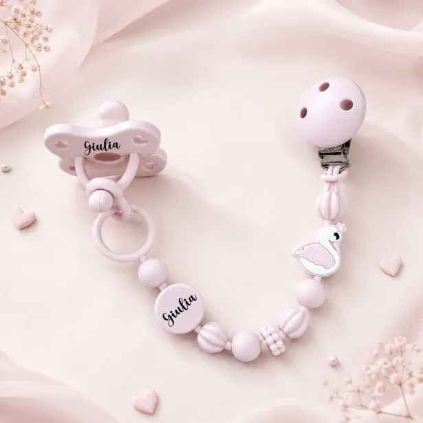 Corrente de Chupeta BUBBLE CHARM de Silicone Personalizada