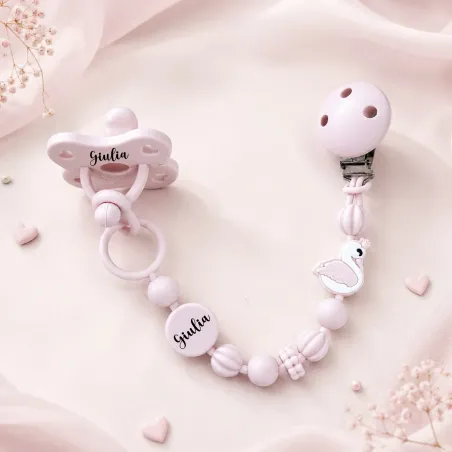 Personalized Silicone Pacifier Chain BUBBLE CHARM | BabyJart