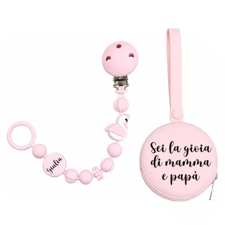 Corrente de Chupeta BUBBLE CHARM de Silicone Personalizada