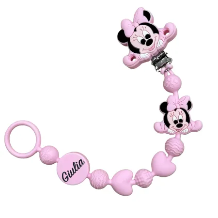 Personalisierte Silikon Schnullerkette BUBBLE CHARM | BabyJart