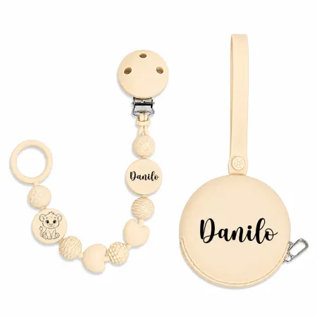 Attache-tétine en Silicone BUBBLE Personnalisée | BabyJart 2