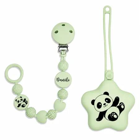 Catenella Portaciuccio BUBBLE in Silicone Personalizzata