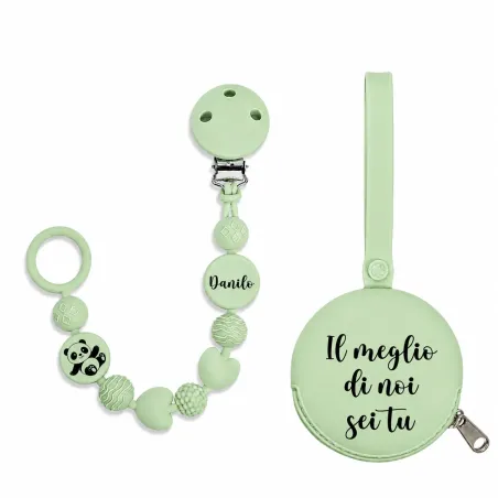 Corrente de Chupeta BUBBLE de Silicone Personalizada