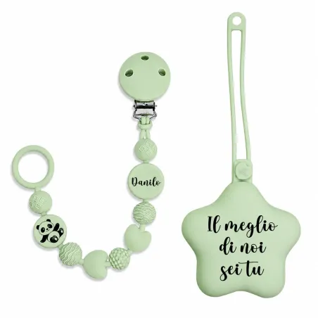 Cadena para Chupete BUBBLE de Silicona Personalizada | BabyJart