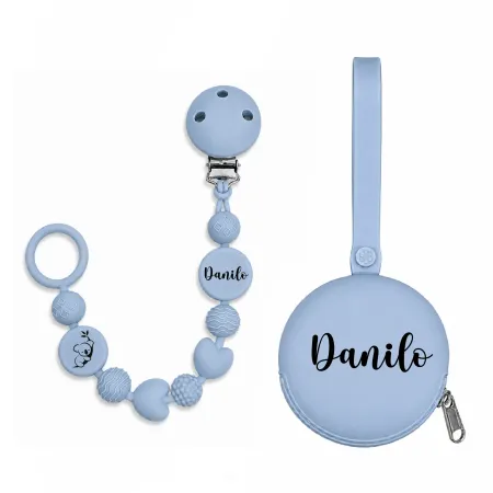 Attache-tétine en Silicone BUBBLE Personnalisée | BabyJart 2