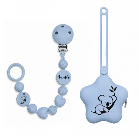 Corrente de Chupeta BUBBLE de Silicone Personalizada