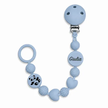 Personalisierte Silikon Schnullerkette BUBBLE | BabyJart