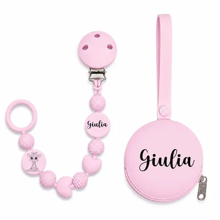 Attache-tétine en Silicone BUBBLE Personnalisée | BabyJart 2