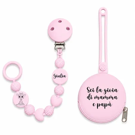 Cadena para Chupete BUBBLE de Silicona Personalizada | BabyJart