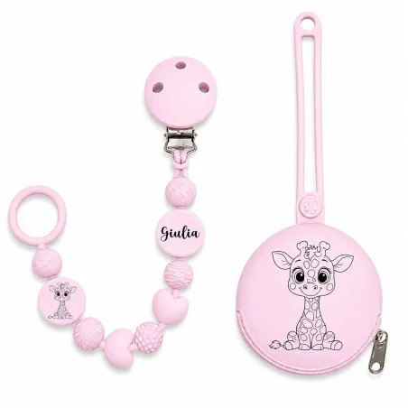 Personalisierte Silikon Schnullerkette BUBBLE | BabyJart