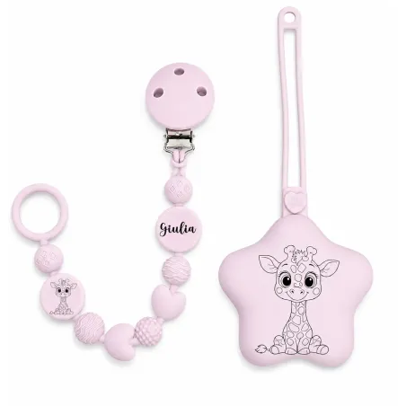Catenella Portaciuccio BUBBLE in Silicone Personalizzata