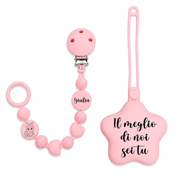 Personalized Silicone Pacifier Chain BUBBLE | BabyJart