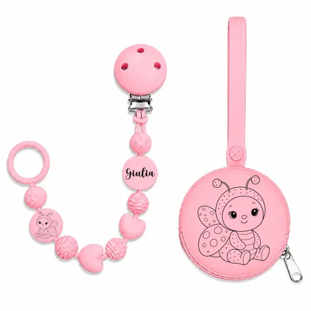 Cadena para Chupete BUBBLE de Silicona Personalizada | BabyJart