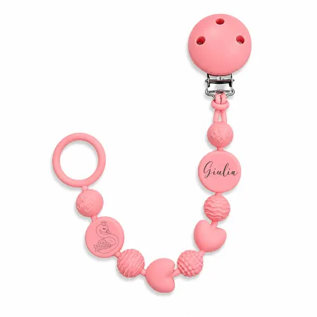 Attache-tétine en Silicone BUBBLE Personnalisée | BabyJart