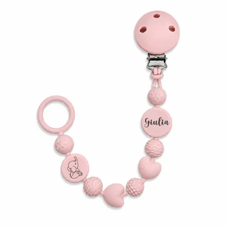 Cadena para Chupete BUBBLE de Silicona Personalizada | BabyJart