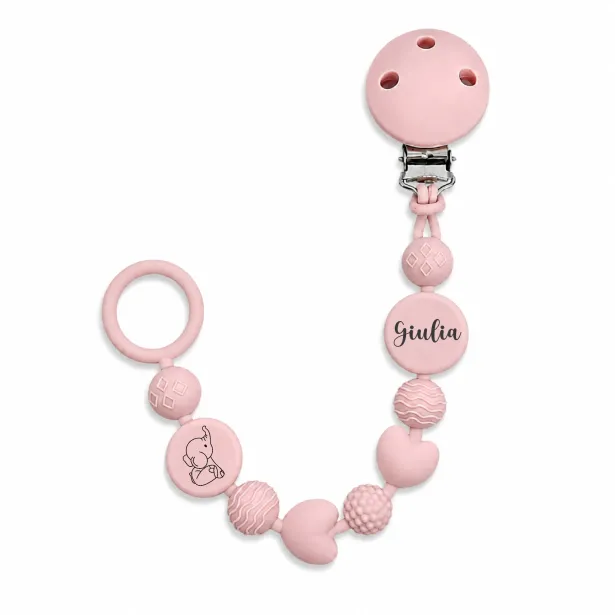 Cadena para Chupete BUBBLE de Silicona Personalizada | BabyJart