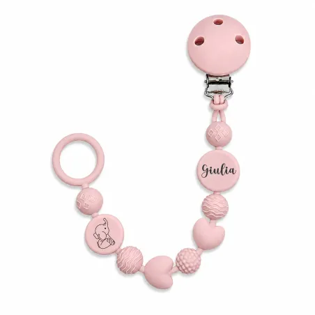 Personalisierte Silikon Schnullerkette BUBBLE | BabyJart