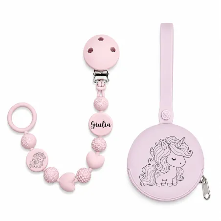 Catenella Portaciuccio BUBBLE in Silicone Personalizzata