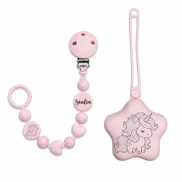 Corrente de Chupeta BUBBLE de Silicone Personalizada
