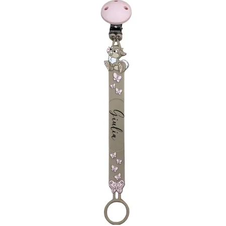 Prendedor de chupeta FLAT de Silicone Personalizada | BabyJart