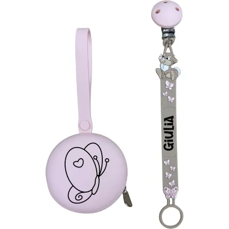 Personalized Silicone Pacifier Chain FLAT | BabyJart 2