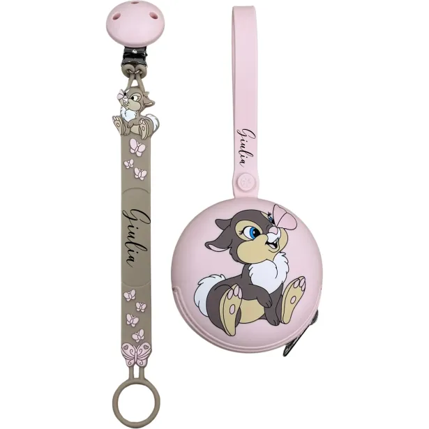 Cadena para Chupete FLAT de Silicona Personalizada | BabyJart