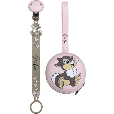 Attache-tétine en Silicone FLAT Persoannalisée | BabyJart
